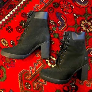 Timberland Women’s Tillston 🖤 6 Inch Bootie, Black 🎃 LIKE NEW ✨